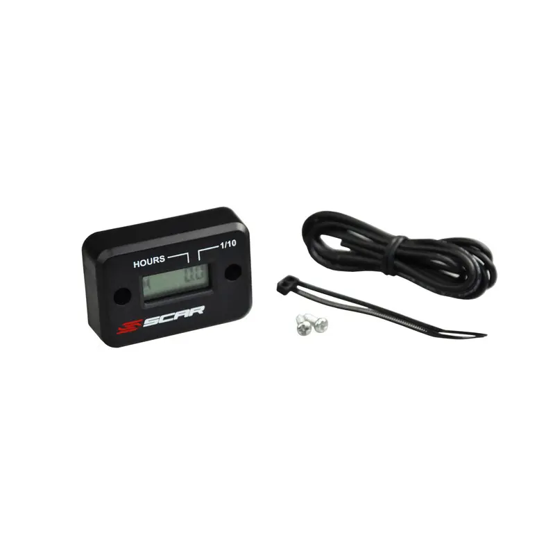 Prix Choc Compteur d'heures SCAR filaire avec Velcro noir