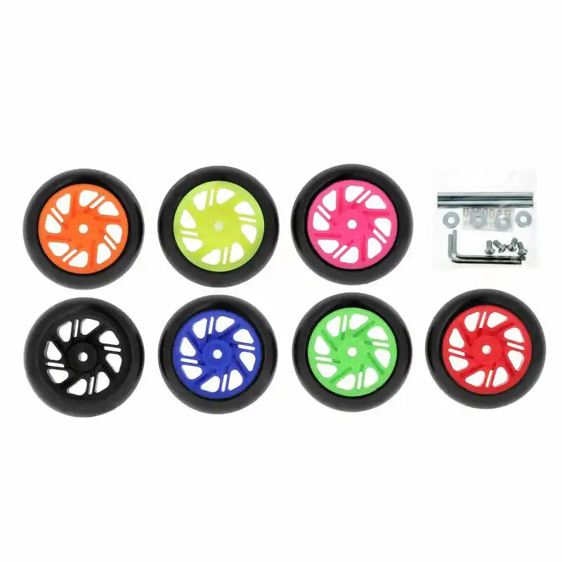 Roues de béquilles BIHR Home Track béquille arrière fixe 2 pièces jaune Meilleure Vente