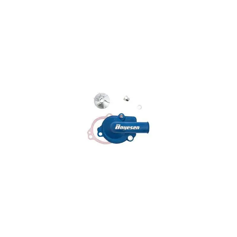 Couvercle de pompe à eau + turbine BOYESEN SuperCooler bleu – Husqvarna TC125/TE150 Expédié Aujourd&rsquo;hui