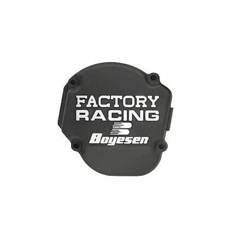 Produit De Marque Couvercle d'allumage BOYESEN Factory Racing noir Kawasaki KX80/KX85