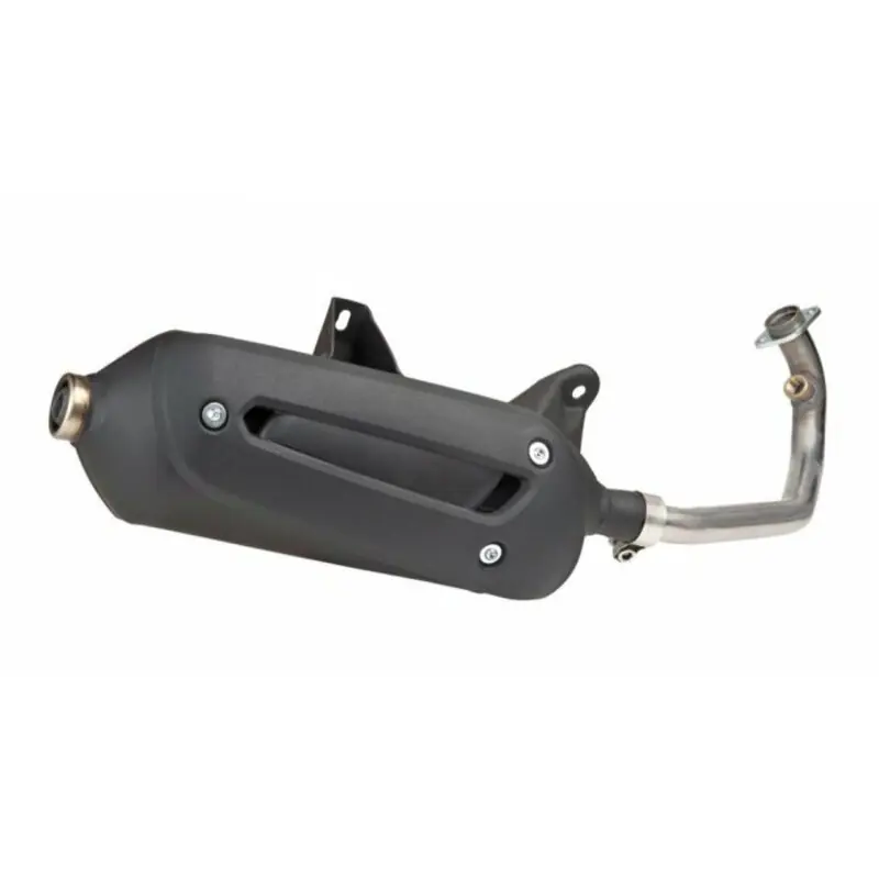 Ligne complète TECNIGAS New Maxi 4 Acier noir – Aprilia Quantité Limitée