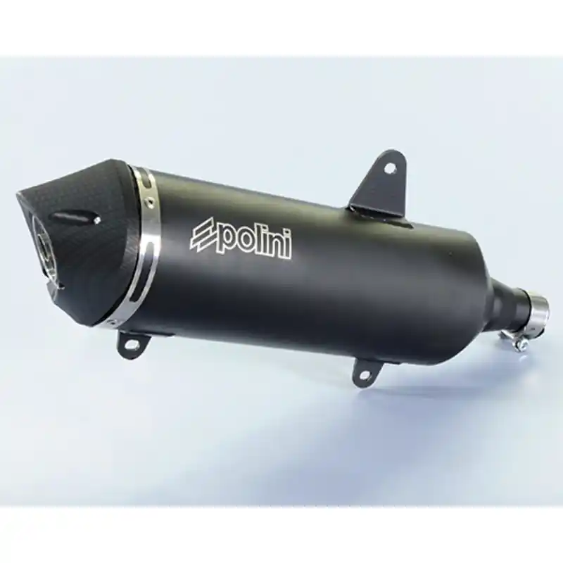Silencieux POLINI Aluminium noir – Peugeot Seulement Aujourd&rsquo;hui