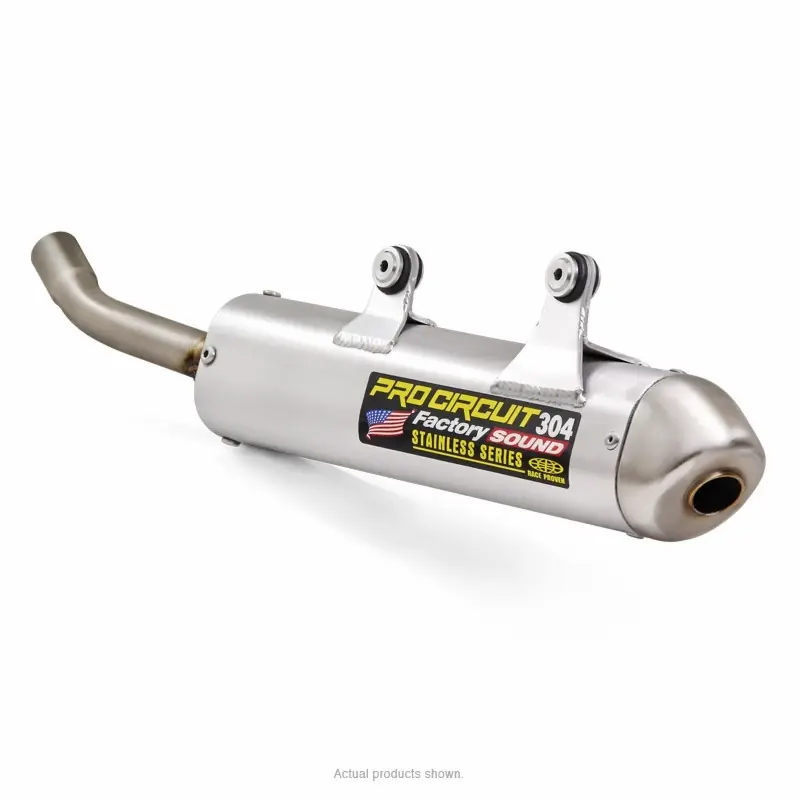 Silencieux PRO CIRCUIT 304 alu brossé/casquette inox Gas Gas EC2500/300 Vente Flash