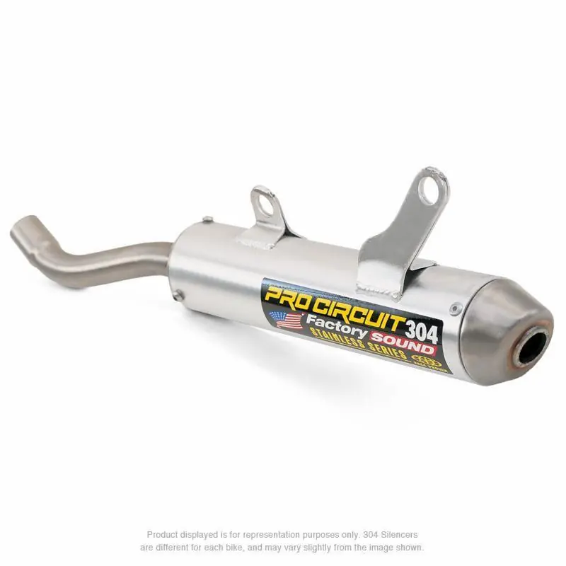 Quantité Limitée Silencieux PRO CIRCUIT 304 alu brossé/casquette inox Honda CR250R