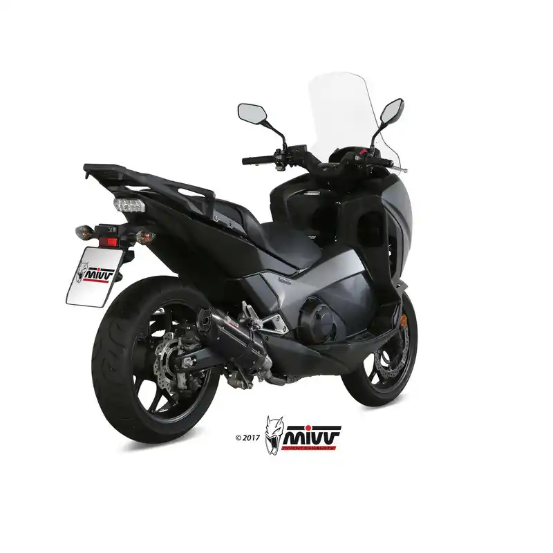 Populaire Silencieux MIVV Suono inox noir/casquette carbone Honda integra 750