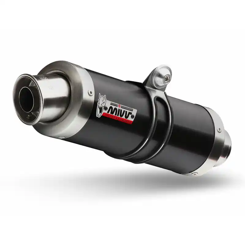 Silencieux MIVV GP inox noir/casquette inox Suzuki GSX-S750 Dernière Chance