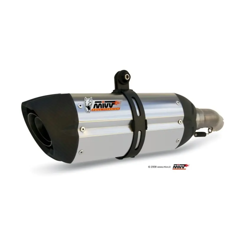 Silencieux MIVV Suono inox/casquette carbone BMW K1200 R/S/GT/LT Expédition Rapide