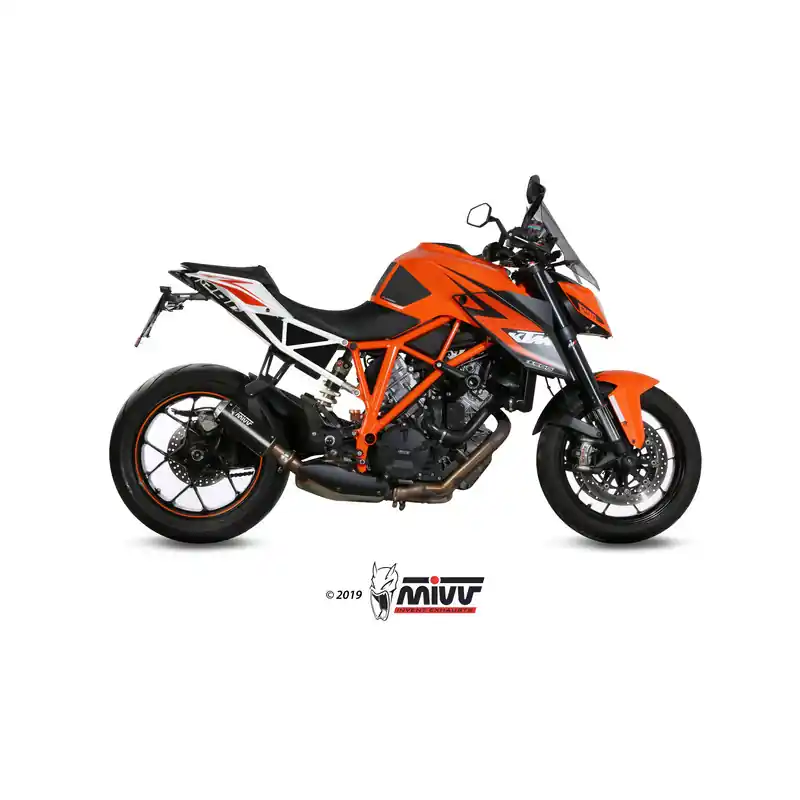 Silencieux MIVV MK3 Steel Black/casquette inox KTM 1290 Superduke Bon Marché