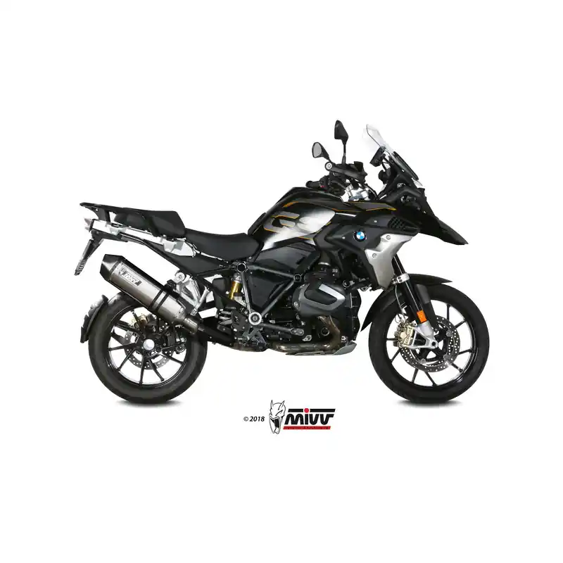 Silencieux MIVV Speed Edge inox/casquette carbone BMW R1250GS Retour Gratuit