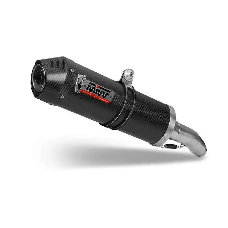 Marque Silencieux MIVV Oval Carbon Cap carbone Kawasaki Versys 1000