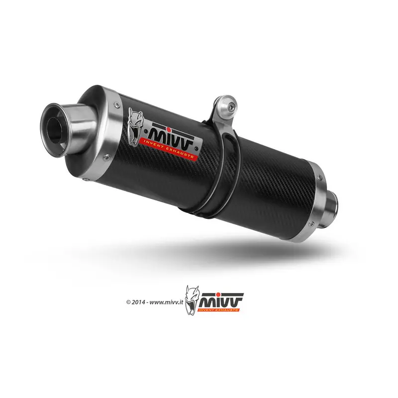 Silencieux MIVV Oval Classic carbone Suzuki GSF600 Bandit Nouveauté
