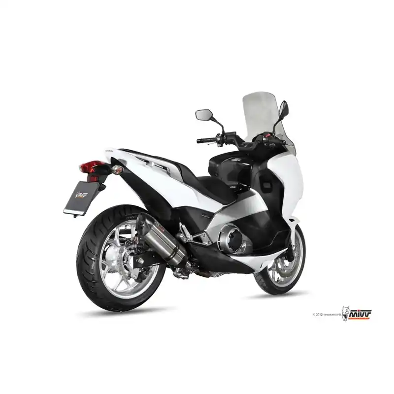 Silencieux MIVV Suono inox/casquette carbone Honda Livraison Express