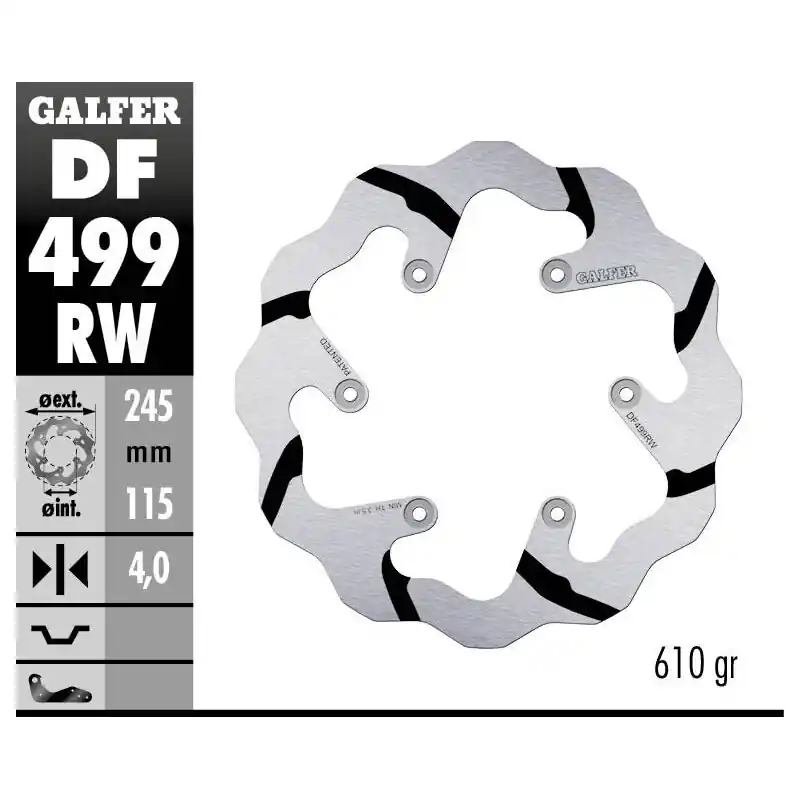 Livraison Express BRAKE DISC FIXED WAVE GR