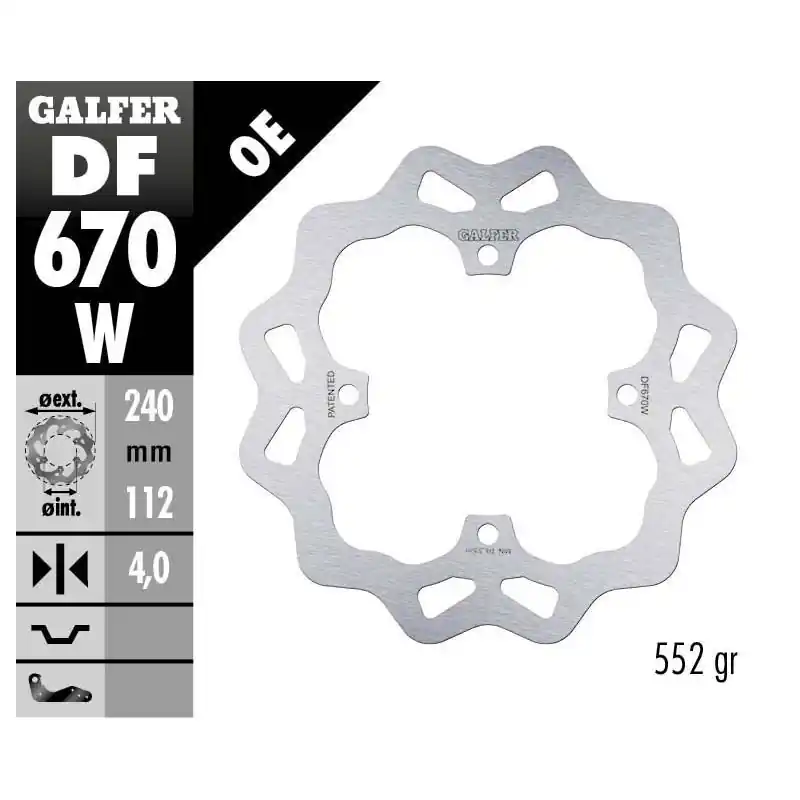 BRAKE DISC FIXED WAVE Commande En Gros