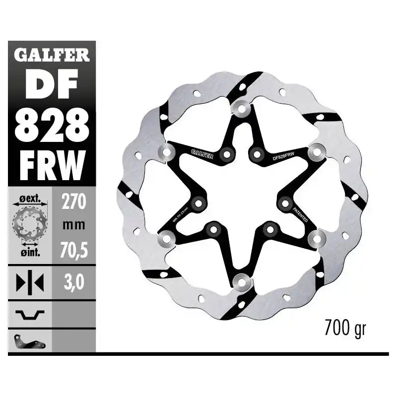 Usine Directe BRAKE DISC FLOAT WAVE GR
