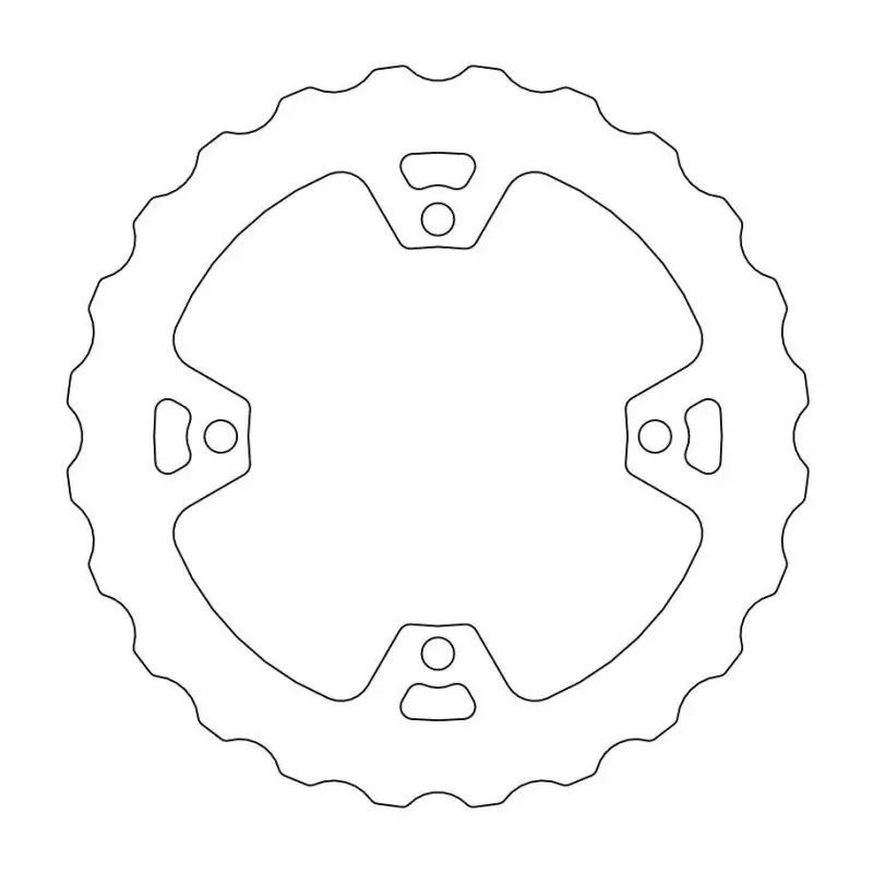 Authentique BRAKE DISC NITRO MUD REAR