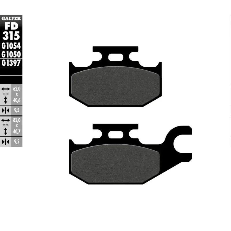 Expédié Aujourd&rsquo;hui BRAKE PAD SEMI METAL SCOOTER