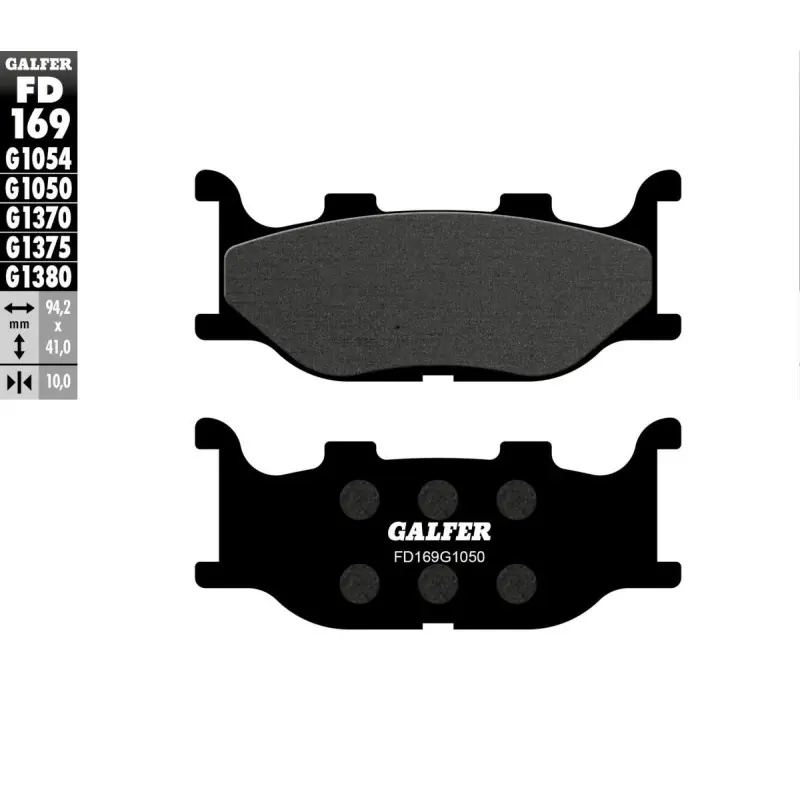 Authentique BRAKE PAD SEMI METAL SCOOTER
