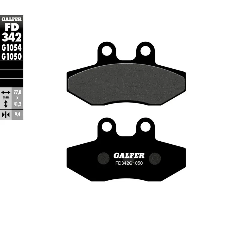 Populaire BRAKE PAD SEMI METAL SCOOTER