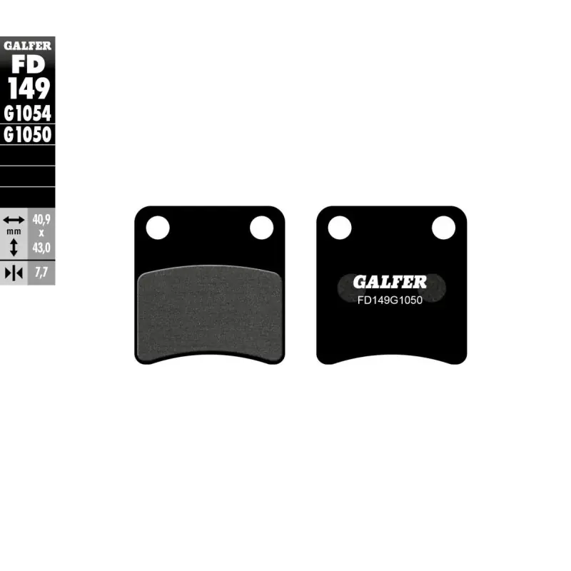BRAKE PAD SEMI METAL SCOOTER Paiement Sécurisé