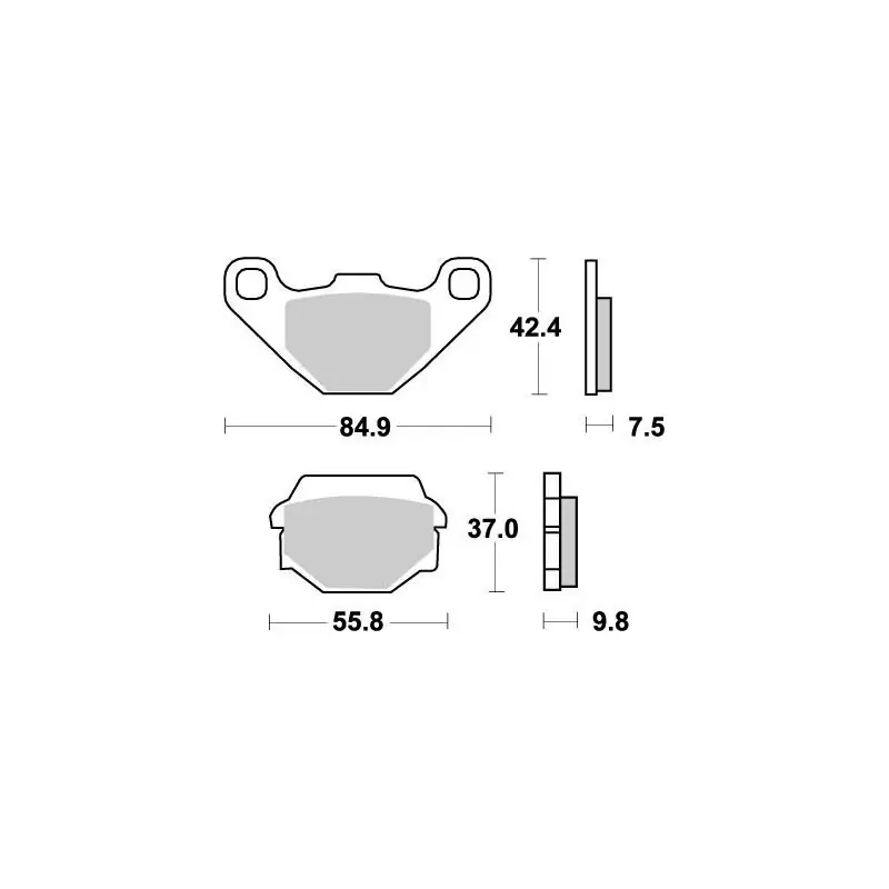 Top Vente BRAKE PAD NITRO