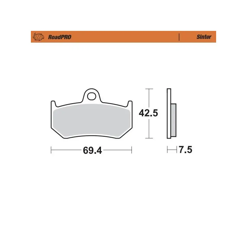 BRAKE PAD SINTER REAR Prix Choc