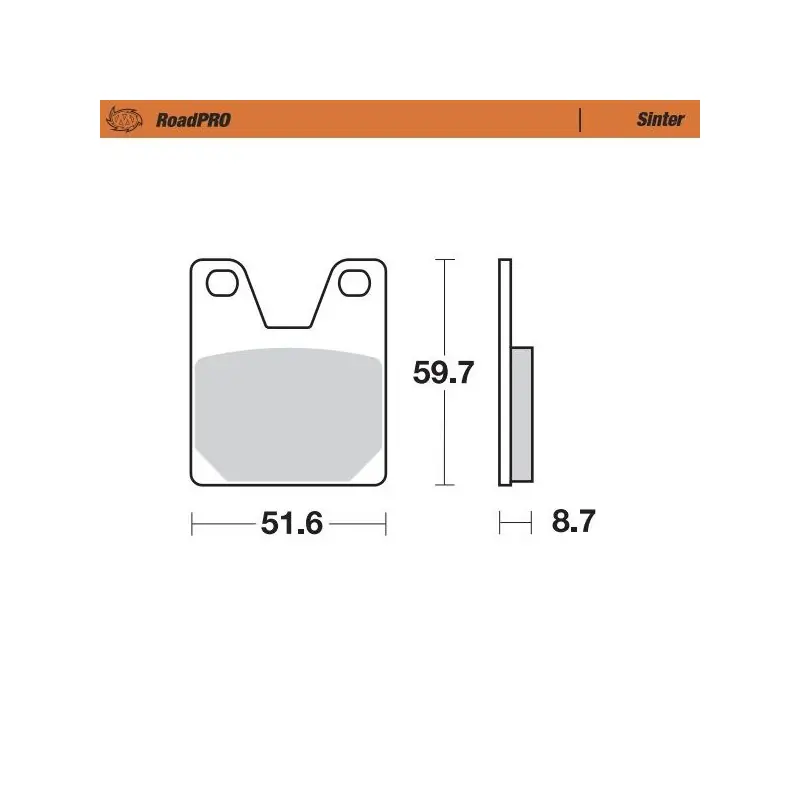Marque BRAKE PAD SINTER REAR