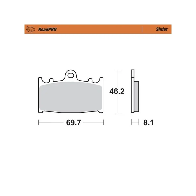 Livraison Express BRAKE PAD SINTER FRONT