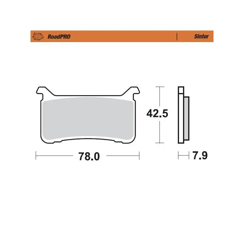 Seulement Aujourd'hui BRAKE PAD SINTER FRONT