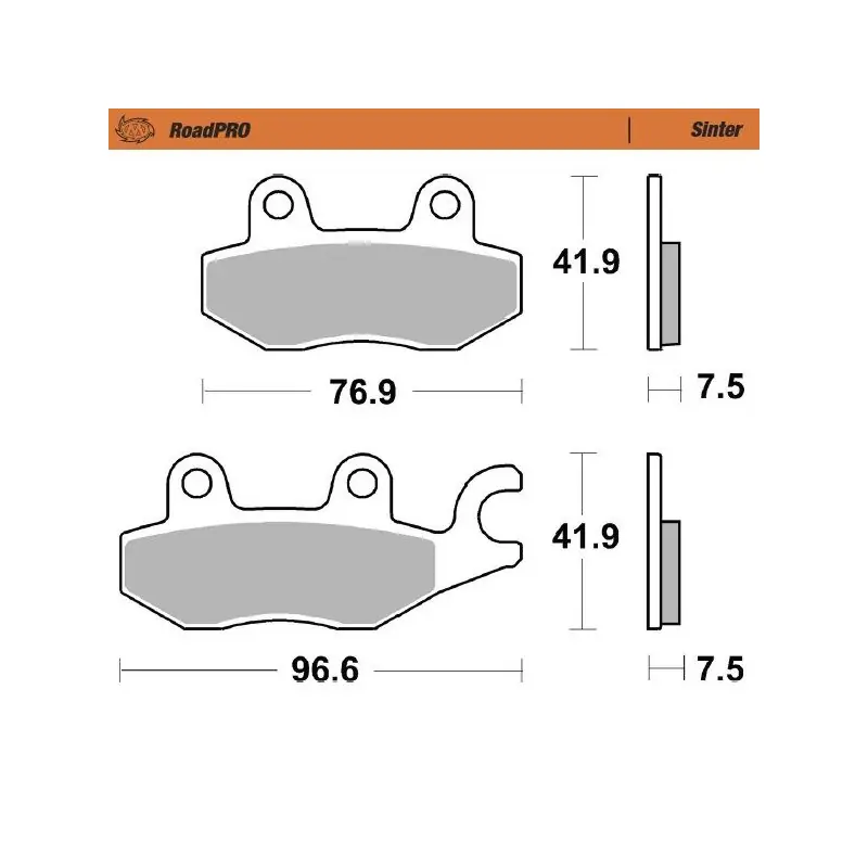 Expédié Aujourd'hui BRAKE PAD SINTER FRONT