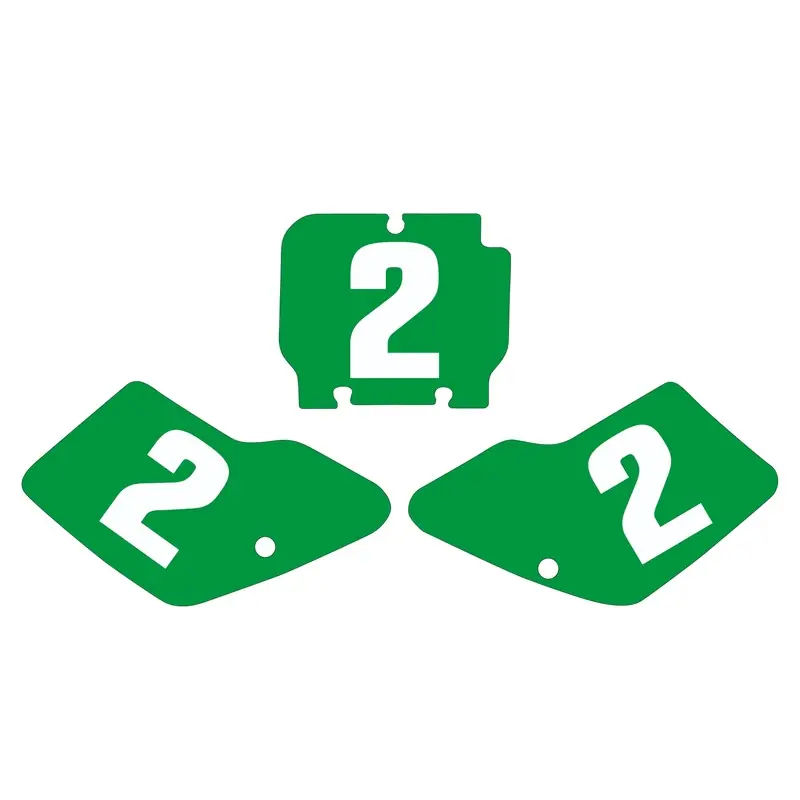 Satisfait Ou Remboursé Fonds de plaques TECNOSEL vert Kawasaki KX125/250