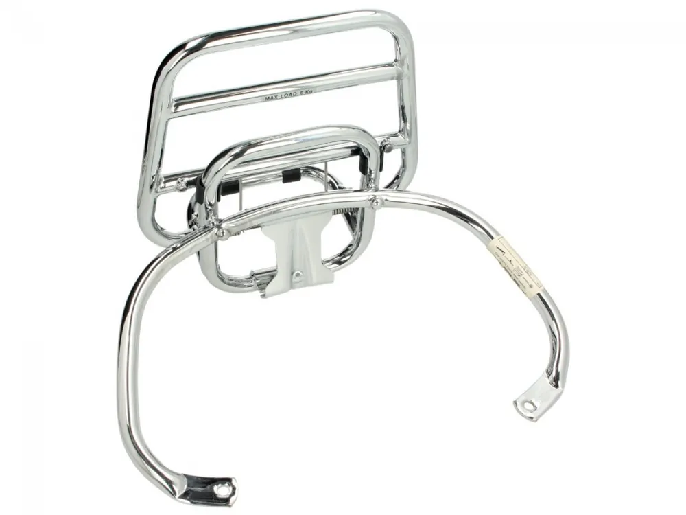 Original support rabattable chromé pour topcase Vespa LX / LXV Bon Plan