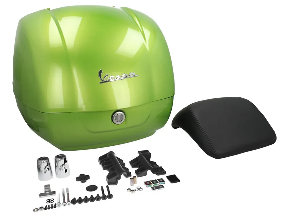 Top case original pour Vespa GTS - vert / gem green / hope green 341/A Commander Maintenant