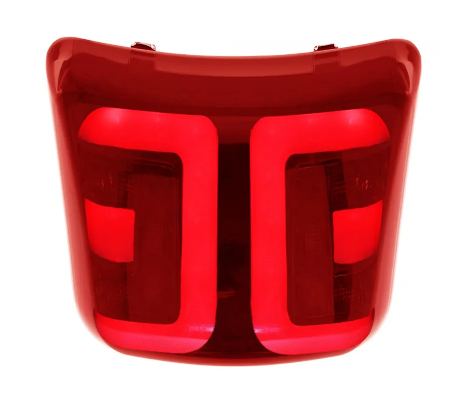LED feu arrière rouge pour Vespa GTS, GTS Super 125-300 ccm Brillance Réduction
