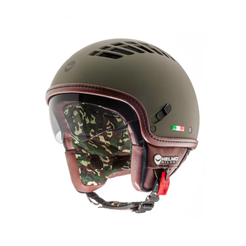 Achat Immédiat Helmo Milano Demi Jet, ViaColVento, vert, mat XS