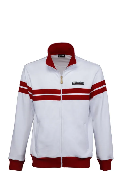 Prix Bas Vespa Sweatshirt Jacke Racing Sixties 60s weiss / rot S