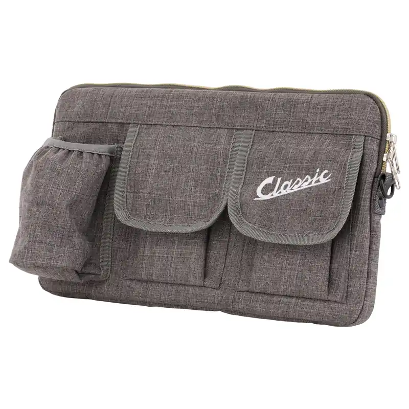 Sac "Classic" pour compartiment à bagages/boîte à gants Vespa - gris, nylon Affaire À Saisir