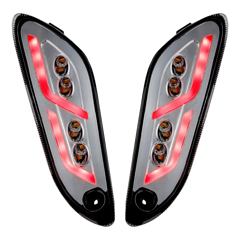 Kit clignotant arrière gauche / droite LED clair pour Vespa Primavera / Sprint 125-150ccm SIP Style Satisfait Ou Remboursé