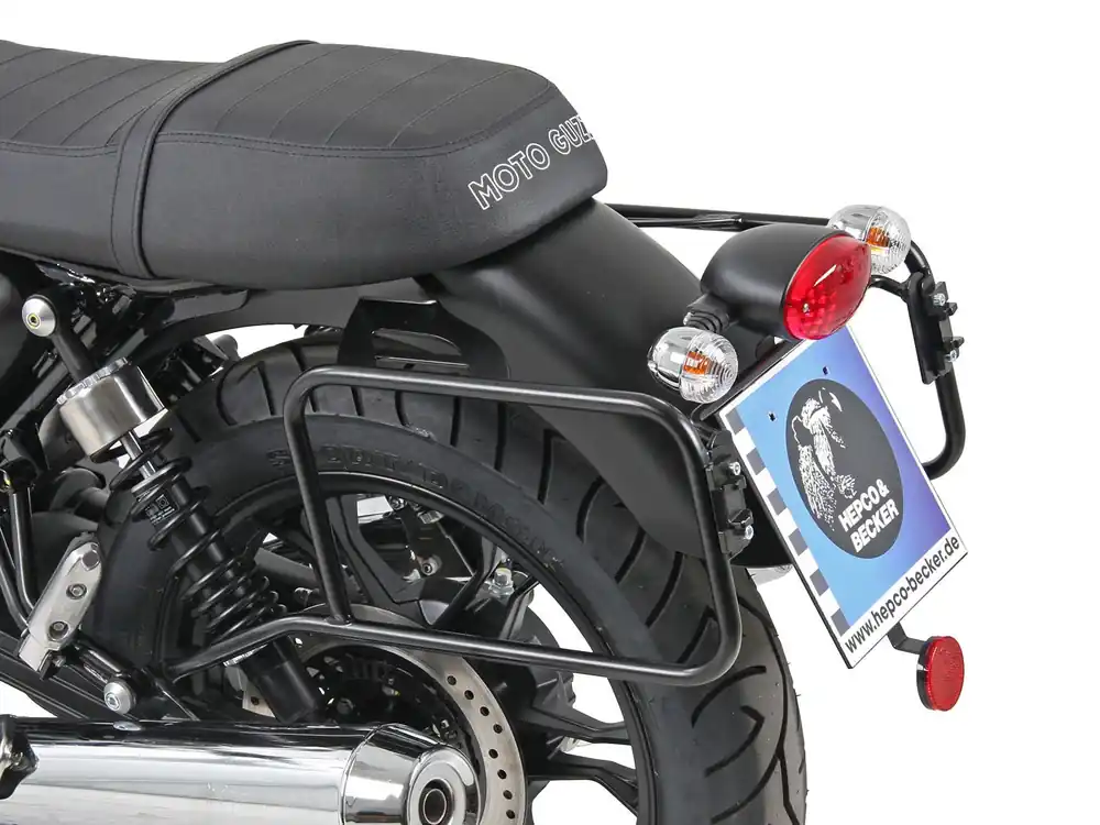 Support de valises latérales vissé noir pour V 7 II Classic (année 15-) Hepco & Becker Meilleur Prix