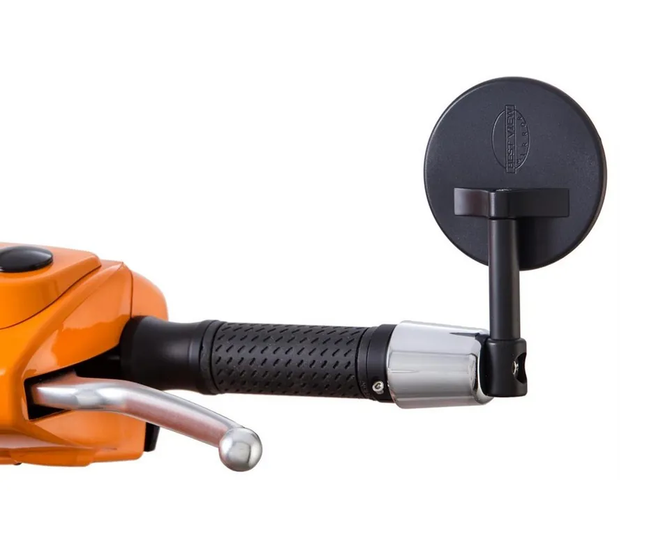 Rétroviseur d&rsquo;extrémité de guidon MINI pour Vespa, droite et gauche, noir Livraison Express