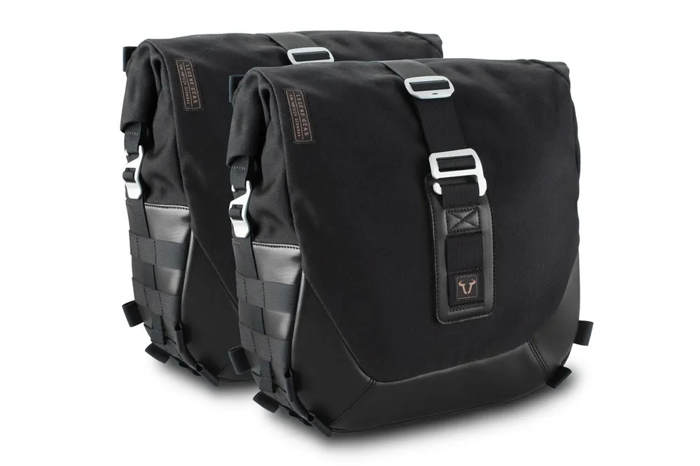 Offre Exclusive SW-Motech Système de sacoches latérales Legend Gear LC Black Edition pour Moto Guzzi V7 III SW Motech