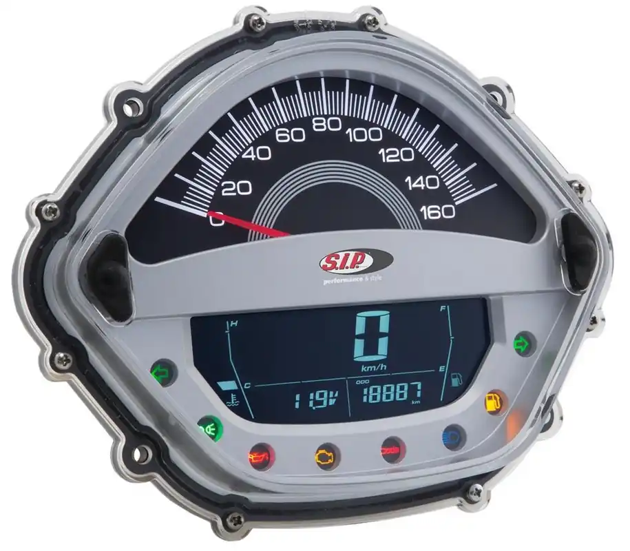 Compte-tours/tachymètre pour Vespa GT/GT L 125/200ccm/ GTS 125ccm, argenté Usine Directe