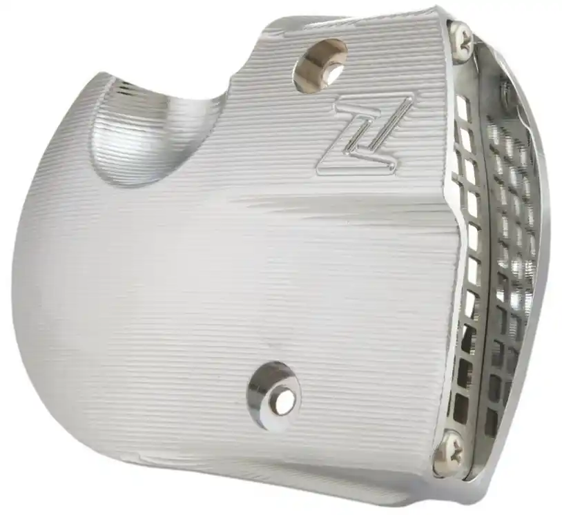 Entrée d&rsquo;air couvercle vario pour Vespa GTS/GTS Super/GTV/GT, chrome Authentique