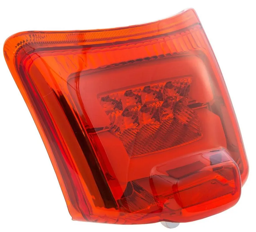 Expédition Rapide Feu arrière LED pour Vespa GTS/GTS Super/GTV/GT 60 125-300ccm (-&rsquo;13), rouge