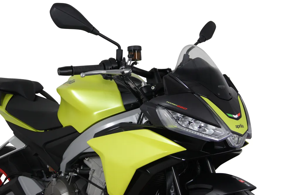 Nouveauté MRA écran moulé original "O" gris fumé Aprilia Tuono 660 / V4 Factory (21-)