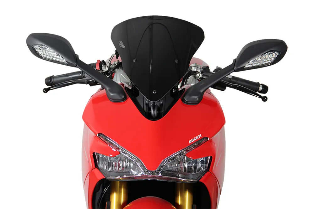 Visière moulée d'origine MRA "OM" noire pour Ducati Supersport 939 / 950 /S (21-) Populaire