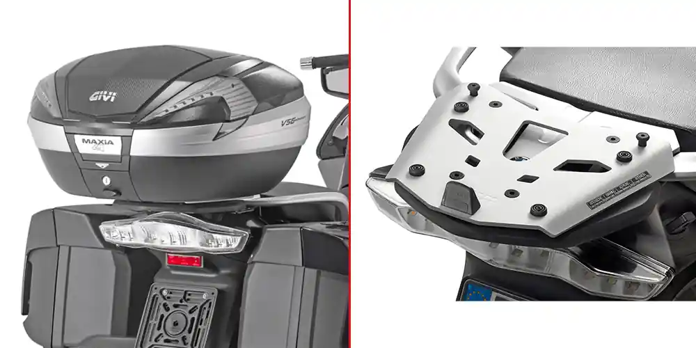 Expédition Rapide Support de top case en aluminium pour BMW R 1200 RT (année 14-18) / R 1250 RT (année 19-) Givi