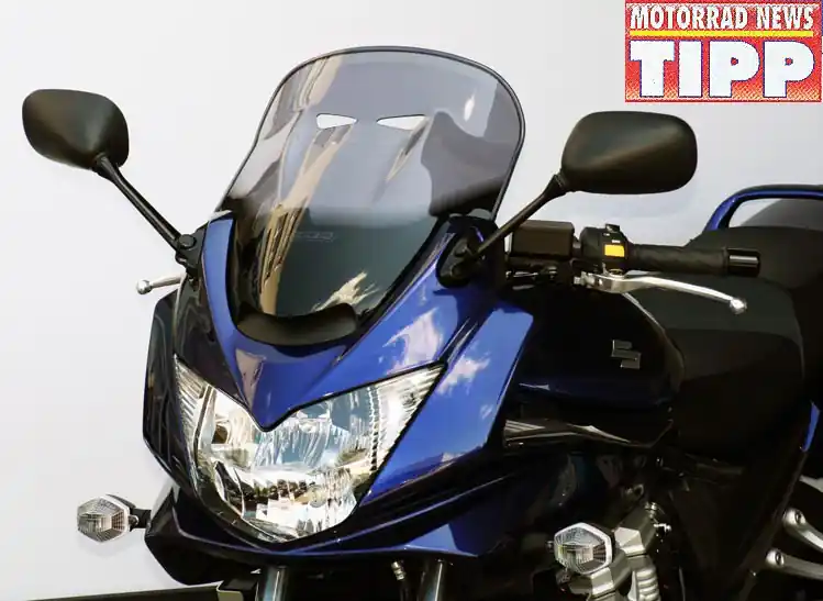 Vente Directe Vitre de tourisme MRA "T" pour SUZUKI GSF 650 S / 1200 S/ 1250 S Gris fumée