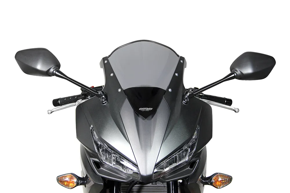 Nouvel Arrivage Vitre racing MRA "R" pour HONDA CBR 500 R (année 16-18) Gris fumée