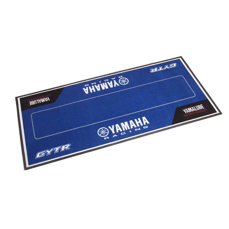 Tapis de pit original Yamaha Racing Noir Dernier Modèle